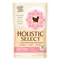 Holistic Select® Grain Free indoor Health/Weight Control Turkey, Chicken & Herring Recipe Dry Cat Food, 5 lbs. I002919