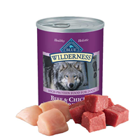 Blue Buffalo BLUE™ Wilderness™ Beef & Chicken Grill og Food, 12.5 oz. I003082