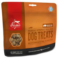 Orijen® Freeze Dried Natural Dog Treats Alberta Wild Boar. I003428b