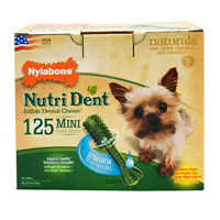 Nylabone® Nutri Dent® Edible Dental Chews™, Mini 125 ct. I004727