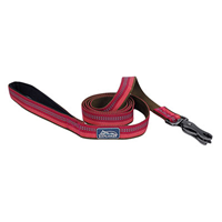 Coastal K9 Explorer Reflective Scissor Snap Berry Lead 1" X 6&lsquo; I006385