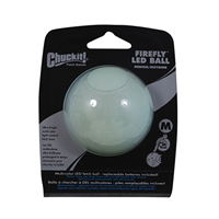 Chuckit® FireFly™ 1 Pack LED Medium Ball Dog Toy I006942