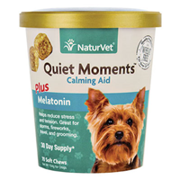 NaturVet Calming Quiet Moments with Melatonin Soft Chews 70 ct.