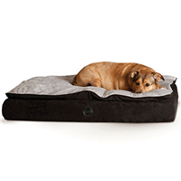 K & H™ Feather-Top Ortho Bed™ Black & Gray 30" x 40" I009889