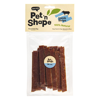 Pet &lsquo;N Shape Lamb Strips 3 oz. 36108
