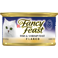 Fancy Feast Flaked Fish and Shrimp Gourmet Cat Food 3oz 79501