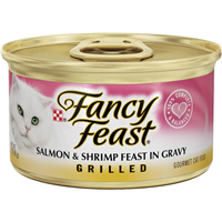 Fancy Feast Grilled Salmon and Shrimp Gourmet Cat Food 3oz 79597