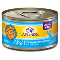 Wellness Chicken and Herring Canned Cat Food 908942b