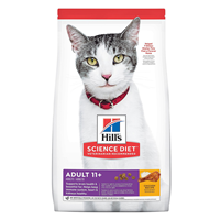 Hills Science Diet Senior 11+ Age Defying Cat Food 3.5lbs.