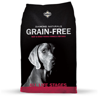 Diamond® Naturals Grain-Free Beef & Sweet Potato Dog Food I002819b