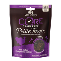 Wellness® Petite Treats Soft Mini-Bites for Small Breed Dogs, 6 oz. Turkey, Pomegranate & Ginger I003873