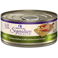 Wellness CORE Signature Selects Chunky Chicken & Salmon Cat Food 2.8oz Can I005478