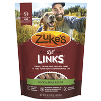 Zuke&lsquo;s® Lil Links™ Sausage Treats for Dogs Duck & Apple 6 oz.  I007063