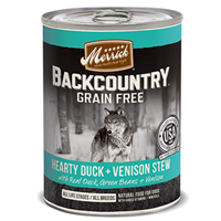 Merrick® Backcountry™ Hearty Duck & Venison Stew Dog Food Can 12.7 Oz.  I008418