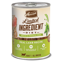 Merrick® Limited Ingredient Diet Real Lamb Recipe Dog Food 12.7 Oz.  I008449