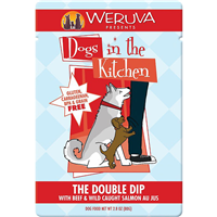 Dog In The Kitchen Double Dip Beef & Wild Salmon Pouch 2.8oz I010078