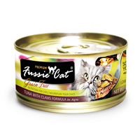 2.82oz Fussie Cat Tuna/Clam  I010256