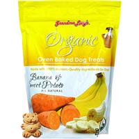 Grandma Lucy&lsquo;s®Organic Oven-Baked Banana & Sweet Potato Dog Treats 14 Oz.  I010336