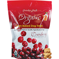 Grandma Lucy&lsquo;s® Organic Oven-Baked Cranberry Dog Treats 14 Oz.  I010337