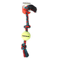 Mammoth® Flossy Chews® Rope Tug 36" with 6" Tennis Ball I010831