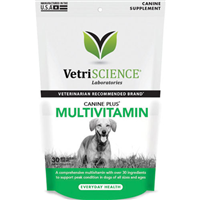 VetriScience® Laboratories&lsquo; Canine Plus™ Multivitamin 30 ct. I011700