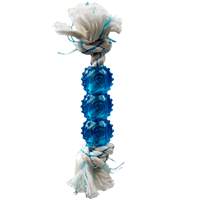 Canine Clean Peppermint Rope with TPR Balls 6.5” I013290