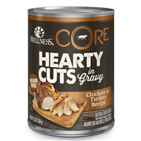 Wellness CORE Hearty Cuts Chicken & Turkey Dog Food 12.5oz Can I013717
