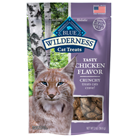 Blue Buffalo Wilderness Crunchy Chicken Flavor Cat Treats 2oz