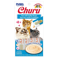 Inaba Ciao Churu Tuna/Scallop Cat Treat .5oz I014298