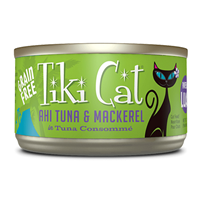 Tiki Cat® Papeekeo Luau™ Ahi Tuna & Mackerel Grain Free 2.8 oz. I014982