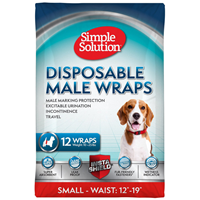 Simple Solution® Disposable Male Wrap SM 12pk I016203