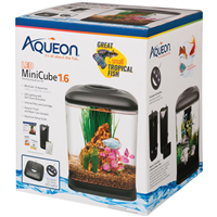 Aqueon LED MiniCube Desktop Aquarium Kit 1.6 gal I017357