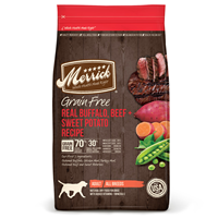 Merrick Grain Free Buffalo & Sweet Potato Dog Food 22lbs I017739