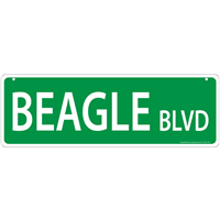 Beagle Blvd Street Sign  I011432