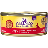 Wellness Beef and Chicken Canned Cat Food 908943b