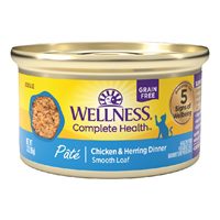 Wellness Chicken and Herring Canned Cat Food 908942b