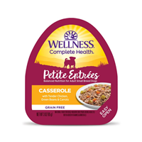 Petite Entrees Casserole Tender Chicken, Green Beans & Carrots Dog Food 3oz Tub I007361