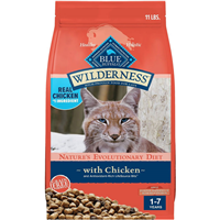Blue Buffalo Wilderness Indoor Hairball & Weight Control Chicken Recipe Dry Cat Food 11 lbs