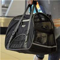 Bergan Comfort Carrier Black & Grey Small 16 in x 8 in x 11 in