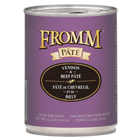 Fromm Gold Venison and Beef Pate Wet Dog Food 12.2oz.