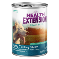 Holistic Health Extension Grain Free Turkey Stew Dog Food 13.2oz.