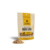 Vital Essentials Freeze Dried Cat Duck Liver .9 oz.  I013619