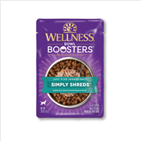 Wellness core Simply Shreds Mixer or Topper Tuna, Beef & Carrots Dog Food 2.8oz Pouch I013731