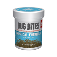 Fluval Bug Bites Granules Tropical Formula for Small Fish 1.6 oz