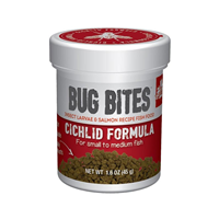 Fluval Bug Bites Granules Cichlid Formula for Small to Medium Fish 1.6 oz