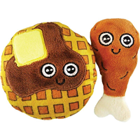 Mad Cat Chicken and Waffles Cat Toy 2 pack