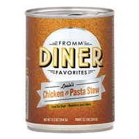 Fromm Diner Favorites Louies Chicken and Pasta Stew Canned Dog Food 12 oz.