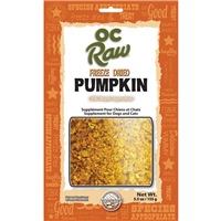 OC Raw Freeze Dried Pumpkin Supplement for Dogs & Cats 5.5 oz