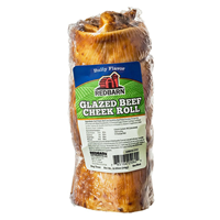 Redbarn Glazed Beef Cheek Rolls Bully Flavor