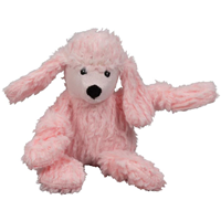 HuggleHounds Diva Pink Poodle Knottie Dog Toy